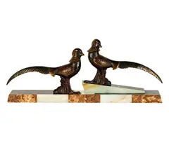 Jean-Baptiste Hugues, with, marble and onyx base