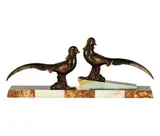 Jean-Baptiste Hugues, with, marble and onyx base