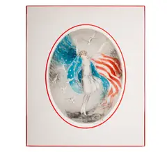 Untitled by Louis Icart, etching and aquatint in colors, sold Jul 2026
