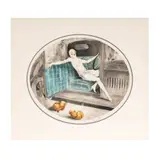 Louis Icart, colored, etching