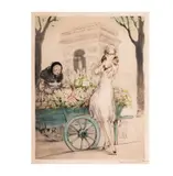 Louis Icart, Untitled, etching, drypoint and aquatint