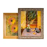 Glorya Kaufman, each, oil on canvas, each