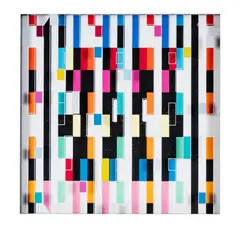 layered by Yaacov Agam, silkscreen, sold Jun 2026