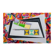 Peter Shire, Untitled, acrylic, tempera, and gouache on paper, 1986