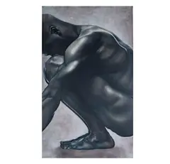 Larissa Morais, Untitled, oil on canvas on wood panel
