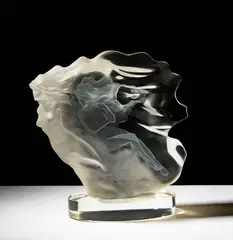 Frederick Hart, clear, acrylic resin, 1988