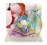 Yankel Ginzburg, Untitled, silkscreen collage on shaped acrylic panels