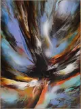 Leonardo M. Nierman, Untitled, oil on masonite