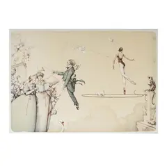 Michael Parkes, stone, lithograph