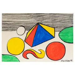 Alexander Calder, Untitled, 1976, gouache and ink on paper