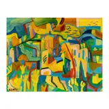 André Lhote, Untitled, oil on board