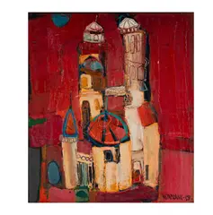 Raimonds Staprans, Untitled, 1958, oil on canvas