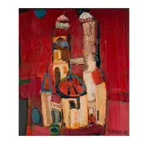 Raimonds Staprans, Untitled, 1958, oil on canvas