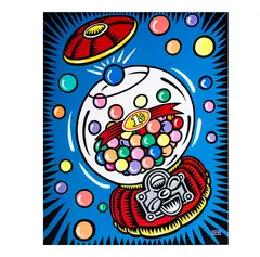 Burton Morris, Untitled, acrylic on canvas, 1998