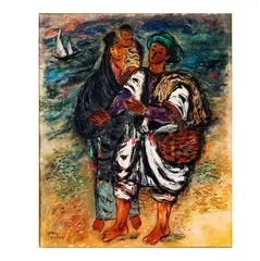 Reuven Rubin, Untitled, oil on canvas