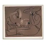 Pablo Picasso, Untitled, linocut, 1959, on Arches wove paper