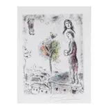 Marc Chagall, color, etching on Rives wove paper, 1975-76