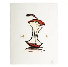 Claes Oldenburg, Untitled, lithograph in colors, pencil
