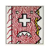 Roy Lichtenstein, Untitled, 1980, woodcut and lithograph in colors on handmade Suzuki