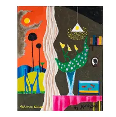 Yohanan Simon, Untitled, 1973, oil on canvas