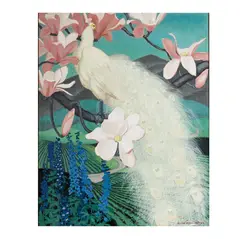 Jessie Arms Botke, Untitled, oil on canvas ladi to board
