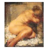 Grigory Gluckmann, Untitled, oil on wood board