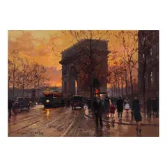 Édouard Cortès, Untitled, oil on canvas