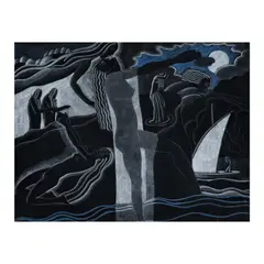 Winold, Untitled, pastel and charcoal