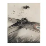 Louis Icart, Untitled, etching and aquatint in colors, pencil