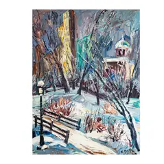 Untitled by Emeric Vagh-Weinmann, oil on canvas, sold May 2026