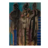 Vladimir Cora, Untitled, acrylic and pastel on paper, 1989