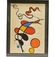 Alexander Calder, Untitled, lithograph in colors on wove paper