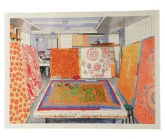 Untitled by Damian Elwes, lithograph in colors, 2020, sold May 2026