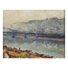 Ferdinand Kaufmann, Untitled, oil on board