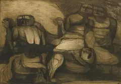 Arnold Belkin, Untitled, woodcut on paper, 1962, ed. 8/12