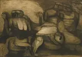 Arnold Belkin, Untitled, woodcut on paper, 1962, ed. 8/12