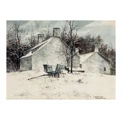 Frank M. Hamilton, Untitled, gouache on illustration board