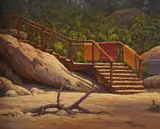 Joseph Holbrook, Untitled, oil on board