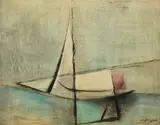 Paul Dyck, Untitled, oil on board