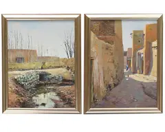 A. Hayrapetien, each:, oil or acrylic on canvas, 1986