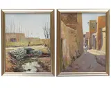 A. Hayrapetien, each:, oil or acrylic on canvas, 1986