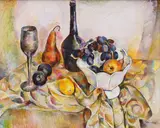 Rina Lyampe, Untitled, acrylic on canvas, 1991