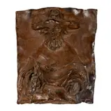 David Aronson, Untitled, bronze plaque