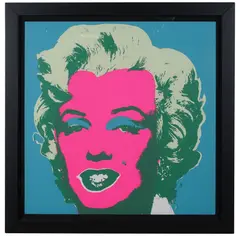 Marilyn Andy Warhol, Untitled, serigraph on museum board, published by Sunday B. Morning and with their stamp v
