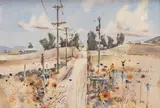 Rex Brandt, Untitled, watercolor, 1982