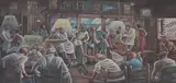 Ernie Barnes, Untitled, lithograph, ed. 44/750