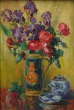 Untitled by Adrienne Feremans Warzée, oil on board, sold Apr 2026
