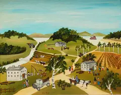 Agnes Neusch, Untitled, oil on board