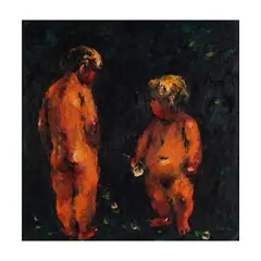 Dan Lutz, Untitled, oil on masonite