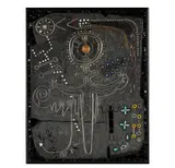 Mary Bowling, Untitled, mixed media (slate inset with glass, metal, beads)